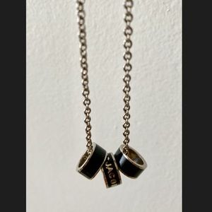 MARC by Marc Jacobs Sweetie Rings Necklace Black